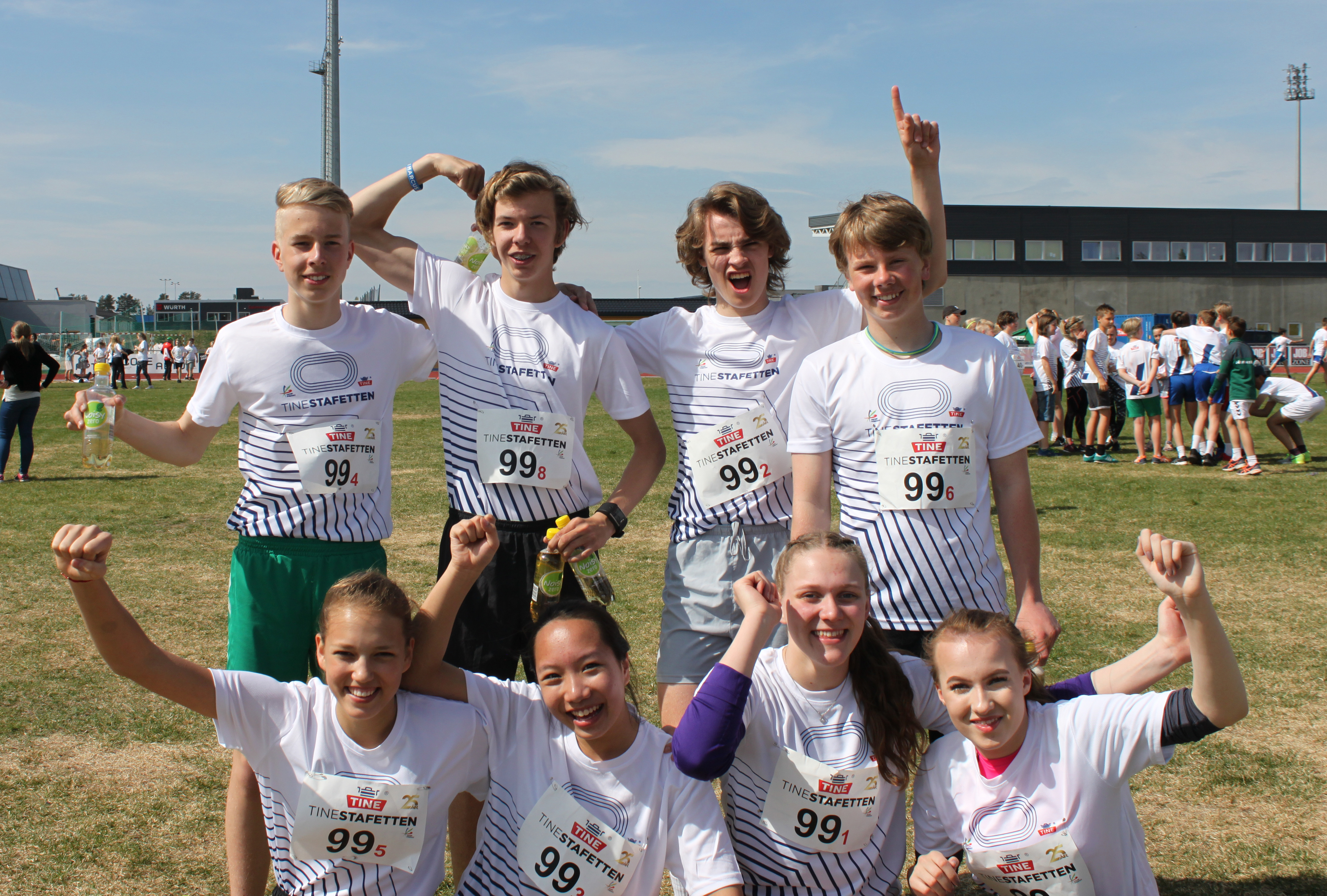 Gull, sølv og bronse på Tinestafetten 2018!